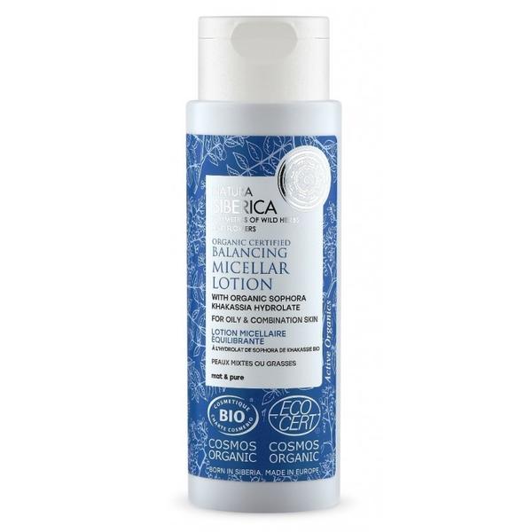 Lotiune micelara echilibranta pentru ten mixt sau gras, - Natura Siberica, 150ml