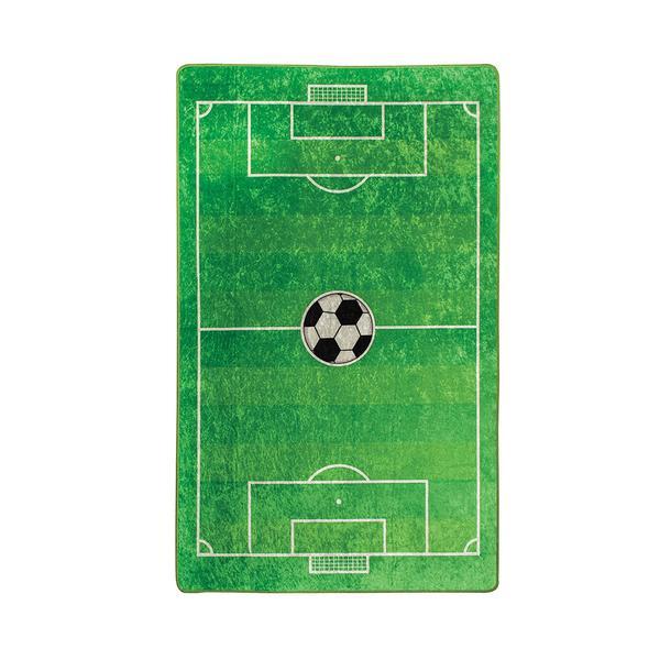 Covor pentru copii Football, Verde, 100x160 cm