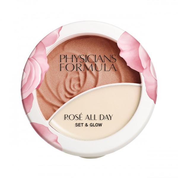 Pudra si Balsam iluminator, Physicians Formula, Rosé All Day, Sunlit Glow, 10.3g