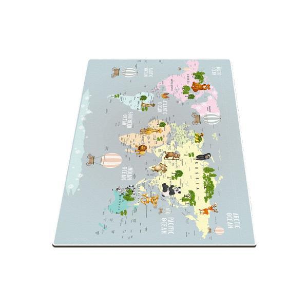 Covor pentru copii Map Oceanum, Multicolor, 100X160 CM