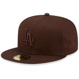 Sapca unisex New Era LA Dodgers League Essential Brown 59FIFTY 60285231, 7 1/8, Maro