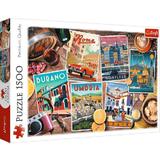 Puzzle 1500 trefl calatorind prin europa