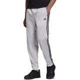 Pantaloni barbati adidas Essentials Warm-Up Tapered 3-Stripes H46108, M, Alb