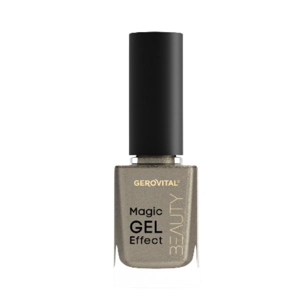 Lac pentru unghii Gerovital Beauty Magic Gel Effect Nuanta 24 Auriu, 11ml