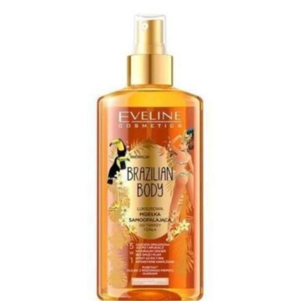 Autobronzant pentru fata si corp, Eveline Cosmetics, Brazilian Body, 150ml