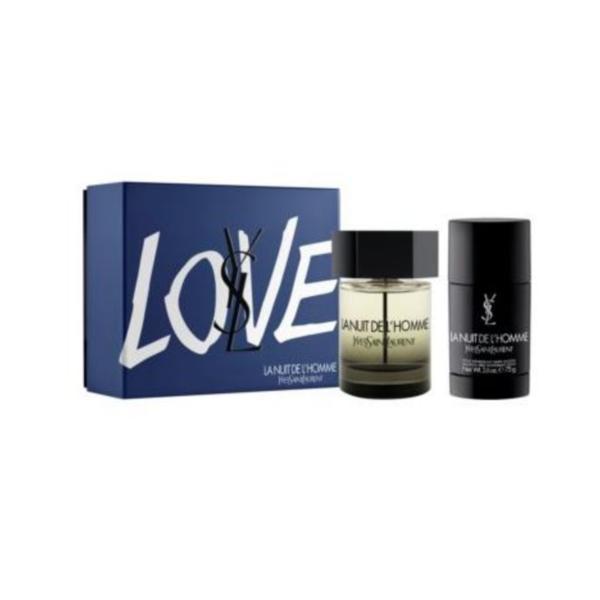 Set cadou Yves Saint Laurent, La Nuit De L&#039;Homme (EDT 60ml+gel de dus 50ml)