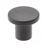 Buton pentru mobila Spot, finisaj negru mat GT, D:24 mm