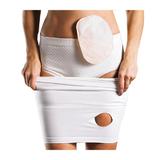 Centura colostomie,  Unisex, Suprima StomSafe, Alb, Mar L-XL