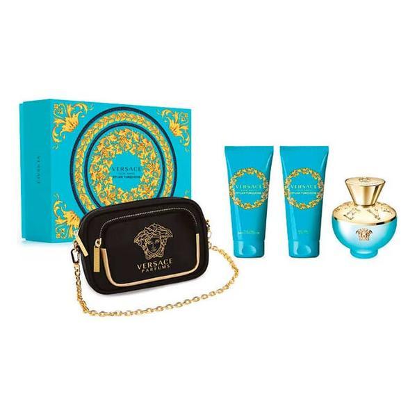 Set cadou Dylan Turquoise - EDT 100 ml + loțiune de corp 100 ml + gel de dus 100 ml + punga cosmetica