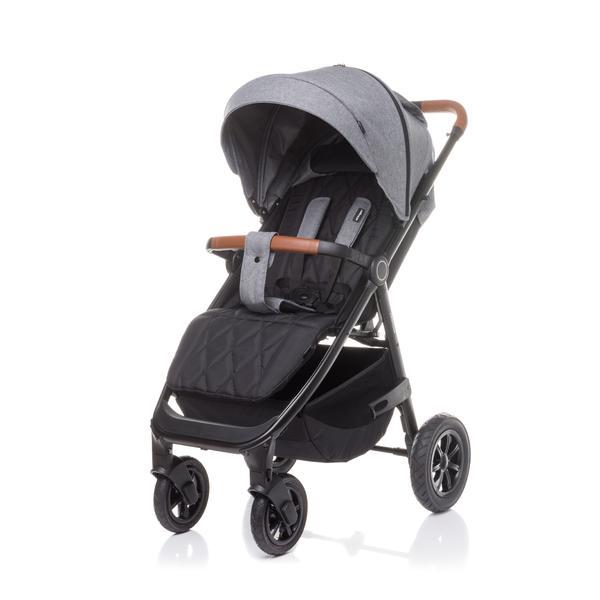 Carucior sport cu roti gonflabile (max. 22 Kg) 4Baby STINGER AIR Gri