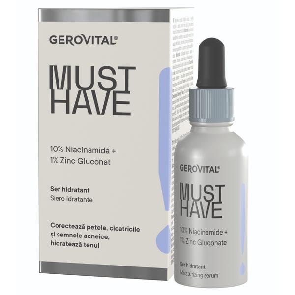 i have no mouth, and i must scream Ser Hidratant 10% Niacinamida Gerovital Must Have, 30ml