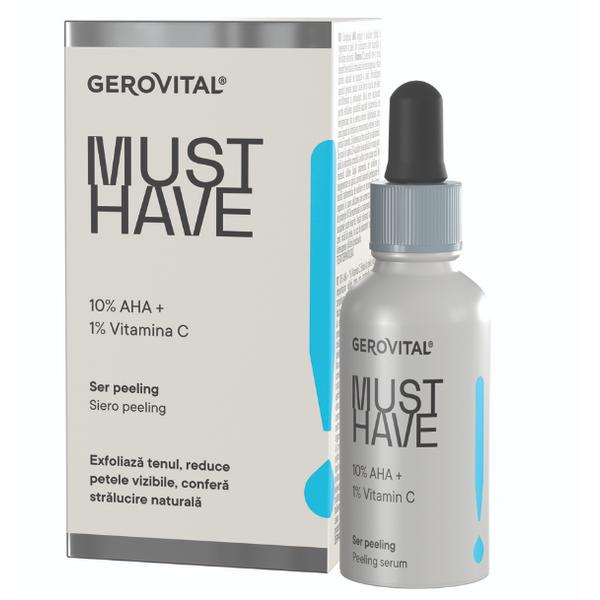 i have no mouth, and i must scream Ser Peeling 10% AHA Gerovital Must Have, 30ml