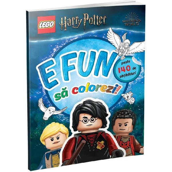 Lego Harry Potter: E fun sa colorezi! Carte de colorat cu abtibilduri, editura Gama