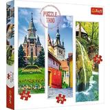 Set Puzzle 3 X 300 Trefl Cascada Bigar, Sighisoara, Piata Victoriei