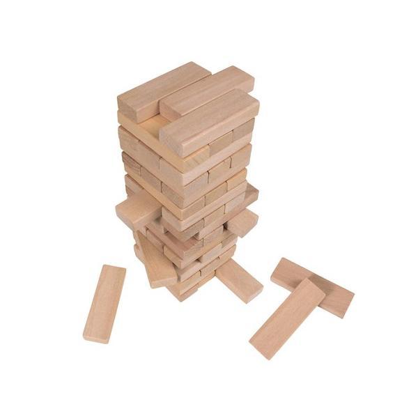 Joc de familie Turn din lemn (Jenga) 48 piese