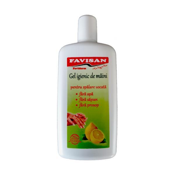 SHORT LIFE - Gel igienic de maini fara clatire Favisan, 125 ml