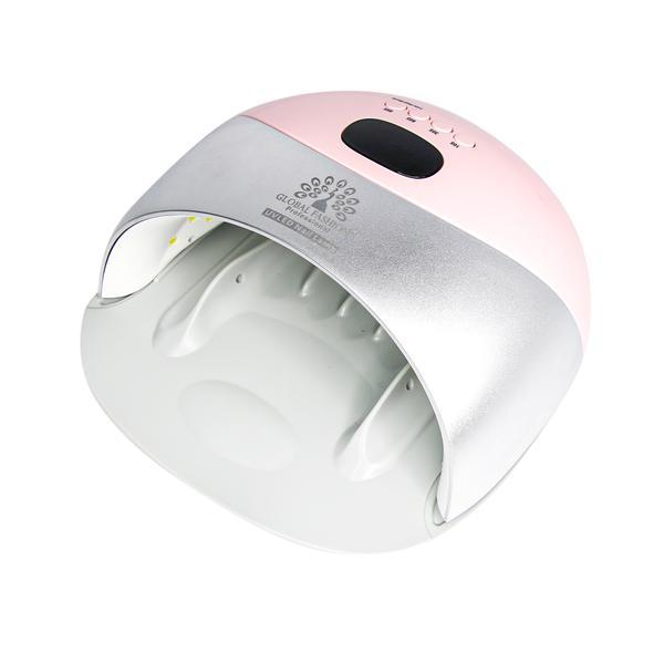 Lampa pentru unghii LED/UV 48W Global Fashion G8, pink