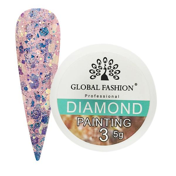 Gel color cu sclipici, Diamond Painting Glitter Gel 5 gr 03