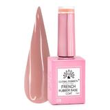 French Rubber Base Coat, Global Fashion ,15 ml, Roz 08