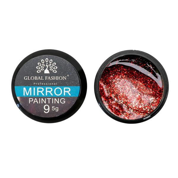 Gel color, Global Fashion, Mirror, 5 gr, Rosu 09