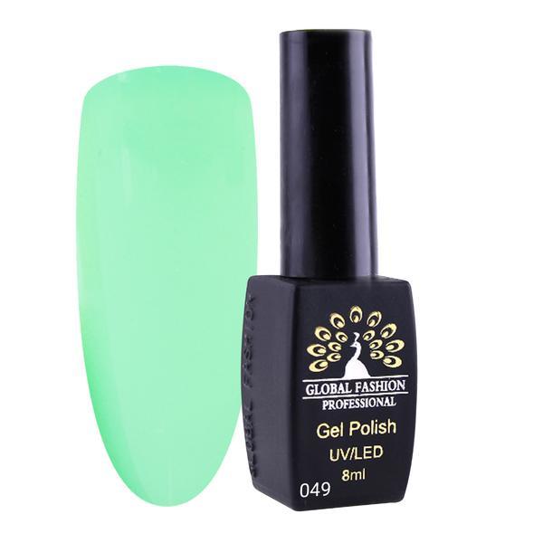 Oja semipermanenta, Global Fashion, London, 8 ml, Verde 49