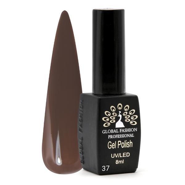 Oja semipermanenta Black Elite, Global Fashion 8 ml, Maro 037