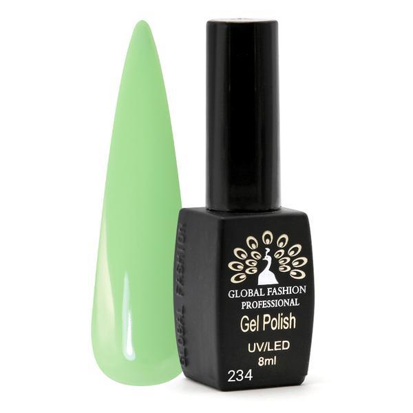 Oja semipermanenta Black Elite, Global Fashion 8 ml, Verde 234