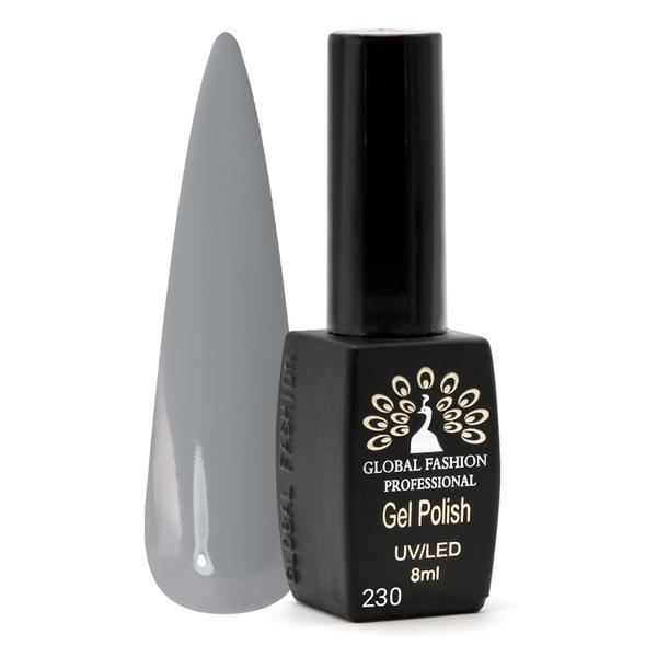 Oja semipermanenta Black Elite, Global Fashion, 8 ml, Gri 230