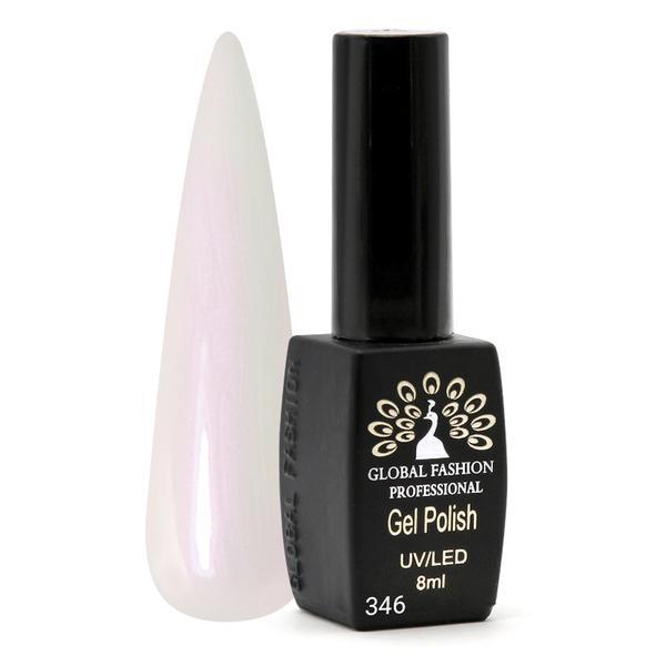 Oja semipermanenta Black Elite, Global Fashion, 8 ml, Alb 346