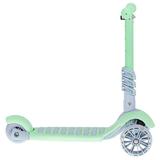 Tricicleta + Trotineta + Skateboard (3in1) roti iluminate LED - VERDE