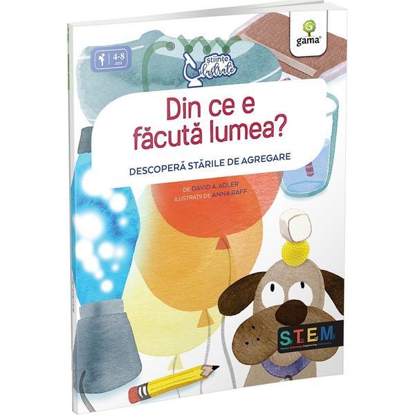 Din ce e facuta lumea? Descopera starile de agregare - David A. Adler, editura Gama