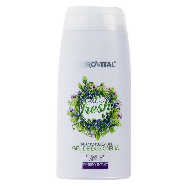 Gel de Dus Crema - Gerovital Cream Shower Gel - Full of Fresh, 250ml