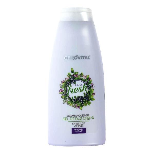 Gel de Dus Crema - Gerovital Cream Shower Gel - Full of Fresh, 750ml