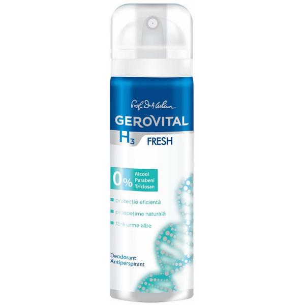 Deodorant Antiperspirant Gerovital H3 Evolution - Fresh, 150ml