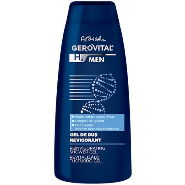 Gel de Dus Revigorant - Gerovital H3 Men Reinvigorating Shower Gel, 400ml