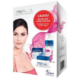 Caseta Cadou Gerovital H3 Classic - Crema Antirid Nutritiva de Noapte 50ml, Deodorant Antiperspirant Splendide 150ml