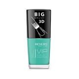 Lac de unghii Vip, 3D, Revers, sclipici verde, 12 ml, Nr 202