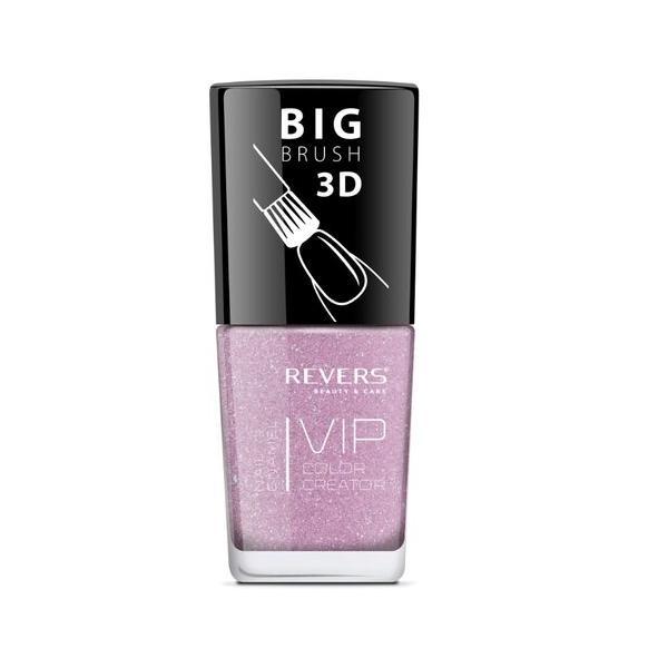 Lac de unghii Vip, 3D, Revers, roz, mat, 12 ml, Nr 078