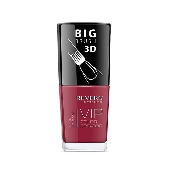 Lac de unghii Vip, 3D, Revers, visiniu, mat, 12 ml, Nr 040