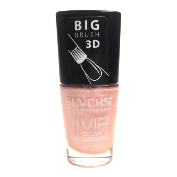 Lac de unghii Vip, 3D, Revers, nuante texturate, 12 ml, Nr 095, gri argintiu