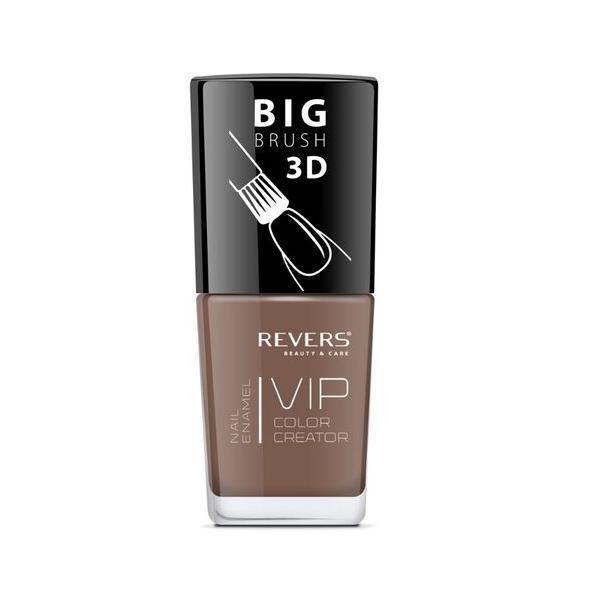 Lac de unghii Vip, 3D, Revers, maro, 12 ml, Nr 029 - sidefat