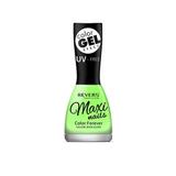 Lac de unghii cu efect de gel Maxi Color Gel, Revers, 15ml - Nr 074 Verde