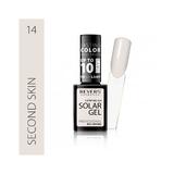 Lac de unghii solar gel, Revers, 12 ml, nude, nr 14, second skin