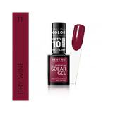 Lac de unghii solar gel, Revers, 12 ml, rosu inchis, nr 11, dry wine