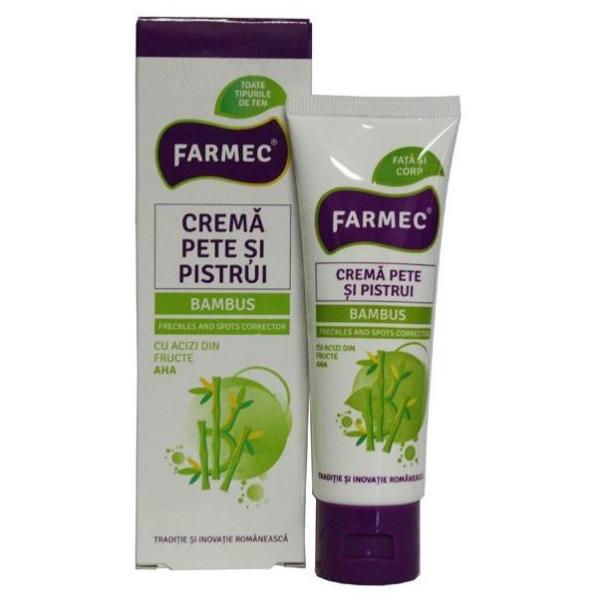Crema Pete si Pistrui - Farmec Freckles and Spots Corrector, 50ml