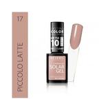 Lac de unghii solar gel, Revers, 12 ml, nude, nr 17, piccolo latte