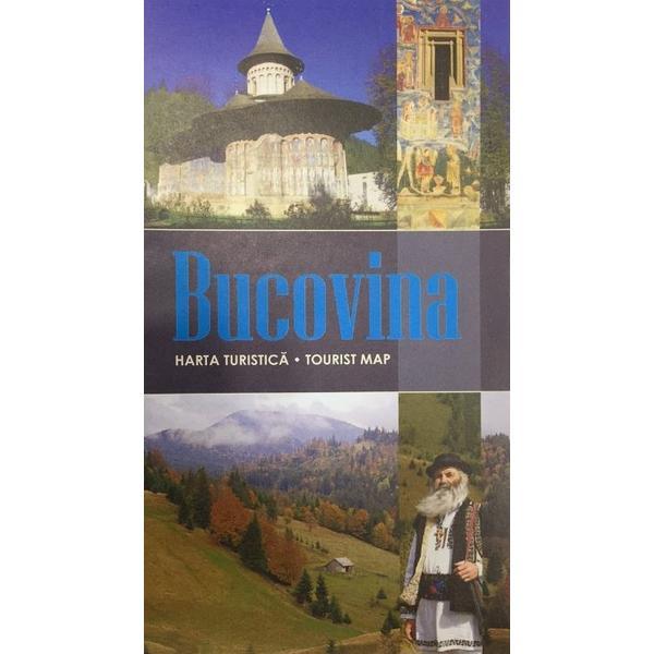 Bucovina - Harta turistica, editura Schubert &amp; Franzke