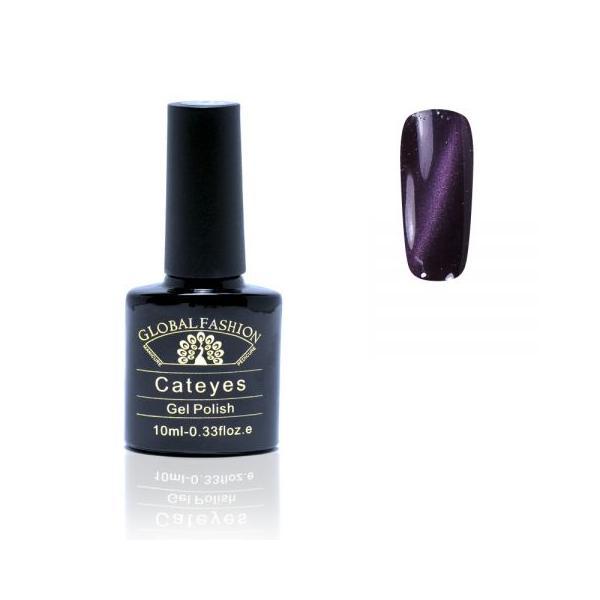 Oja semipermanenta, Global Fashion, Cat Eyes, 10 ml, Violet 24