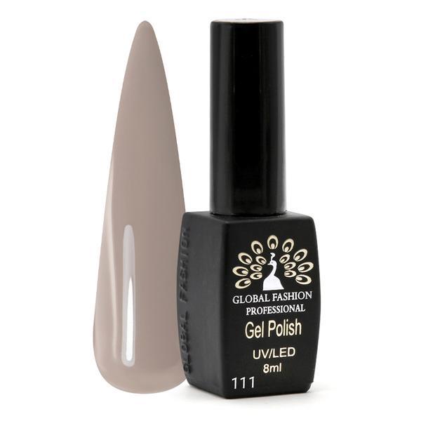 Oja semipermanenta, Global Fashion, Black Elite, 8 ml, Nude 111