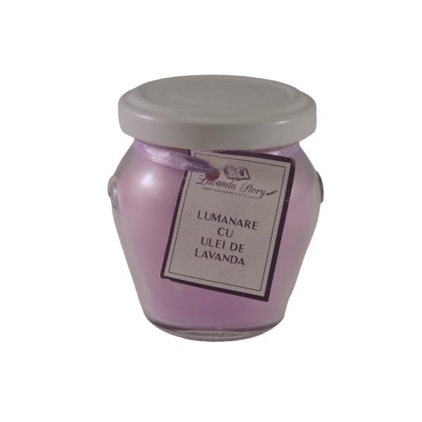 Lumanare cu ceara de soia lavanda Story 80 g